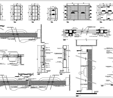 【CAD Details】Section panel design CAD Details - CAD Files, DWG files, Plans and Details