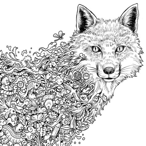 Hard Coloring Pages Of Animals