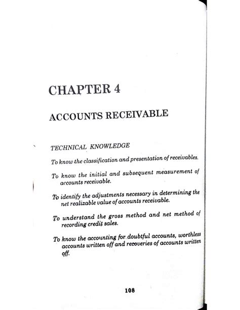 Chapter 4 Accounts Receivable Accountancy Xavier Studocu