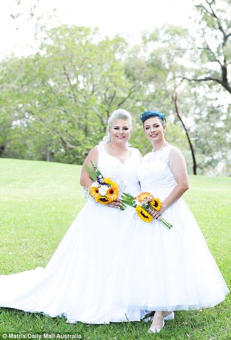 Australia S First Legally Married Lesbian Couple Celebrate Daily Mail Online