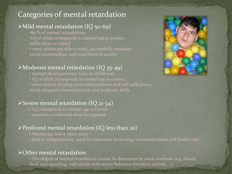 Ppt Mental Retardation Powerpoint Presentation Free Download Id