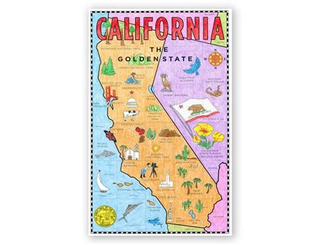 Find detailed maps of california, including online california tourist maps, county maps, blank and outline maps. California Map Mural - Art Projects for Kids