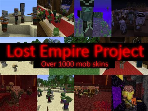 Lost Empire Project Over 1000 Mob Skins Minecraft Texture Pack