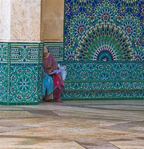 King Hassan Ii Mosque Casablanca Morocco Mosiac Art Islamic Art