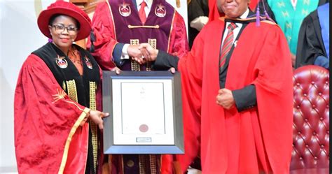 Unisa Honours Zcc Leader Engenas Joseph Lekganyane With An Honorary
