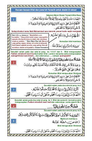 Doa shalat tarawih dan bacaan bacaan bilal | Kutipan doa, Membaca, Buku