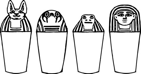 awesome Ancient Egypt Symbols Coloring Page | Outline art, Ancient