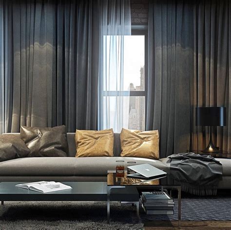 Dark Blue Grey Luxury Velvet Curtains Living Room Curtain Panels Rod