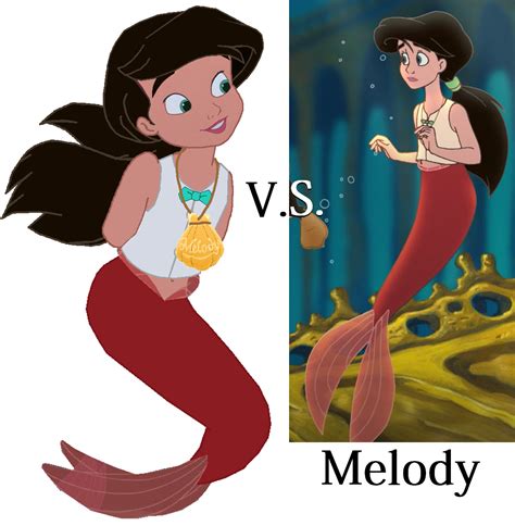 Melody Sequel Form Vs Melody Ariels Beginning Form Melody