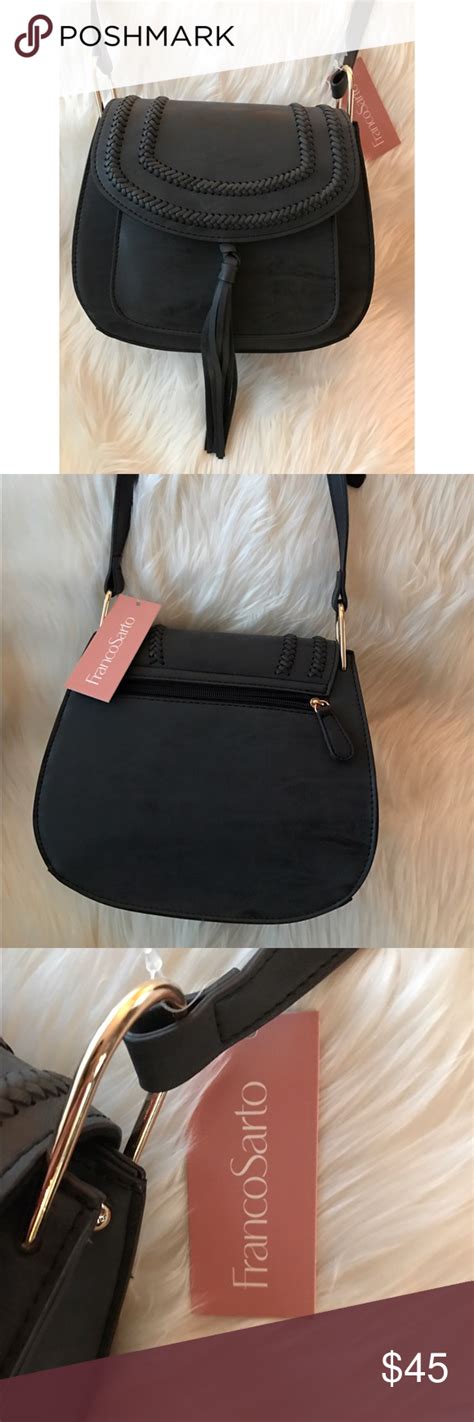 Nwt Franco Sarto Handbag Handbag Boutique Black Cross Body Bag Handbag