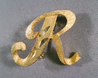 Mamselle Initial Pin Etsy