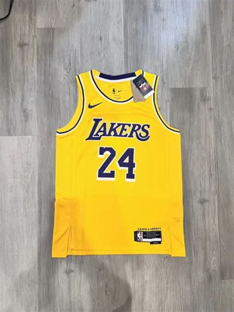 Nwt Kobe Bryant Swingman Jersey 24 Los Angeles Lakers Mens Gold Purple