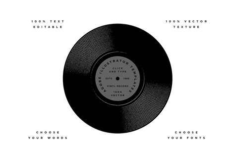 Misc Loot Co Brings You A Vinyl Record Template Which Features 1