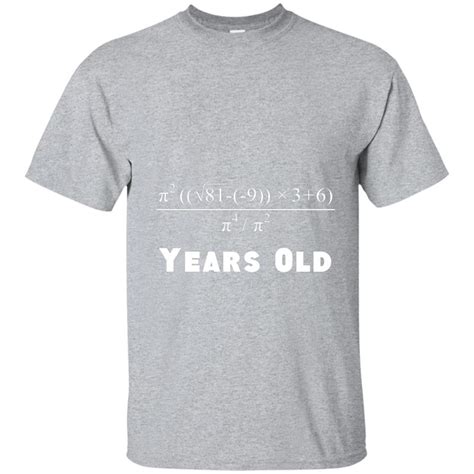 60 Years Old Algebra Equation Funny 60th Birthday Math Shirt T Shirt Mt