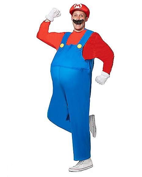 Adult Mario Costume Mario Bros
