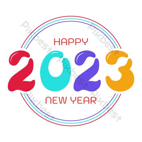 سنة جديدة سعيدة 2023 الفن الإبداعي صور Png Ai تحميل مجاني Pikbest