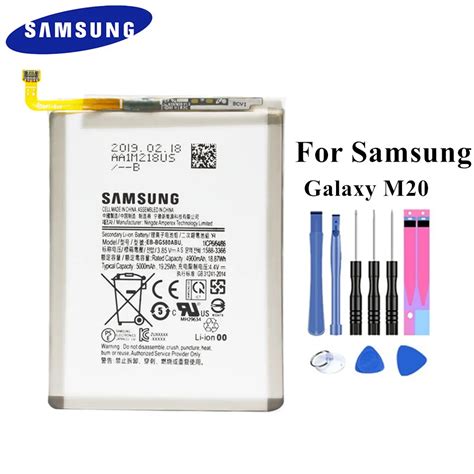100 Original Battery Eb Bg580abu For Samsung Galaxy M20 Sm M205f