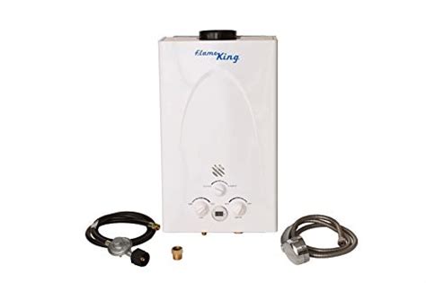 Flame King Portable Tankless Water Heater Propane Gas 10l 264 Gpm At