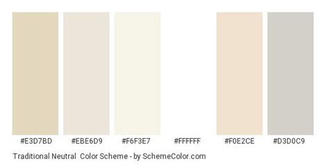 Color Scheme Palette Image Hex Color Codes Neutral Color Scheme Hex