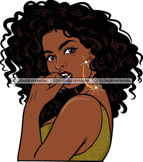 afro urban street hoop earrings sexy pose curly hair style portrait sv designsbyaymara