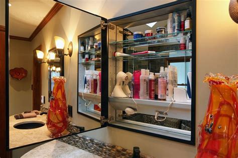 It's possible you'll discovered one other medicine cabinet outlet better design concepts. Bathroom Medicine Cabinets With Electrical Outlet ...