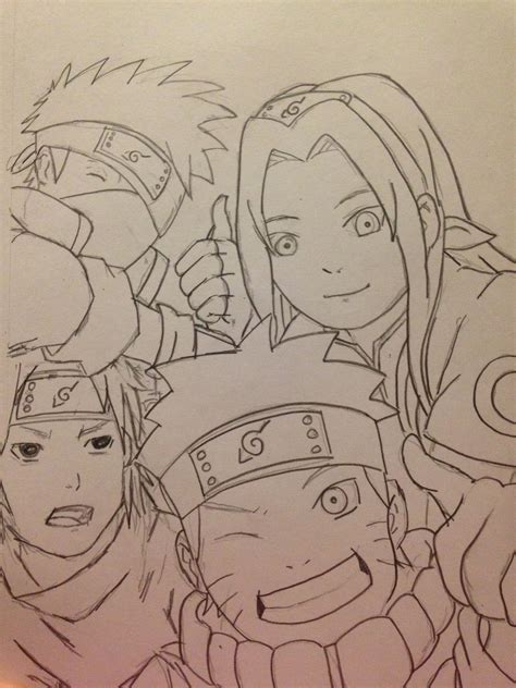 Cool Cool Naruto Drawing Outline Creative Things Thursday