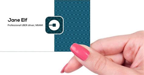 100,000+ curated designs · affordable customization Uber business cards printed by Printelf - Free templates