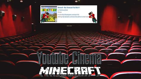 Minecraft Youtube Cinema Web Displays Mod Mod Showcase 1710