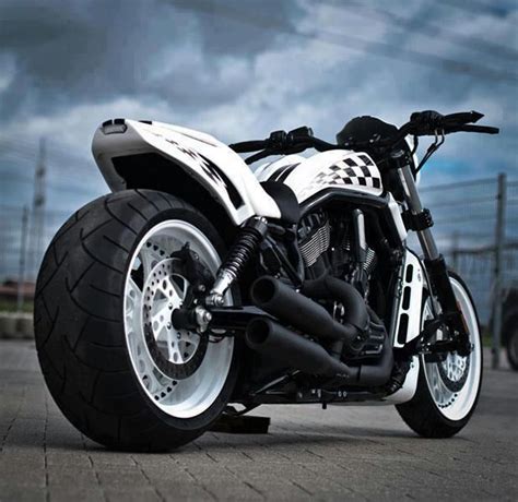 White Vrod Motorcycle Design Motorcycle Bike Custom Street Bikes Hot