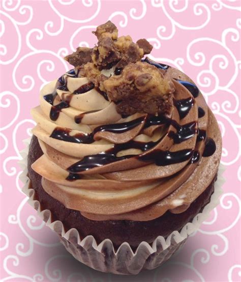Peanut Butter Cup Jumbo Filled Cupcake Classy Girl Cupcakes
