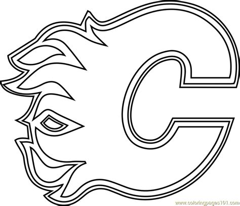 Nhl Logos Coloring Pages Home Design Ideas
