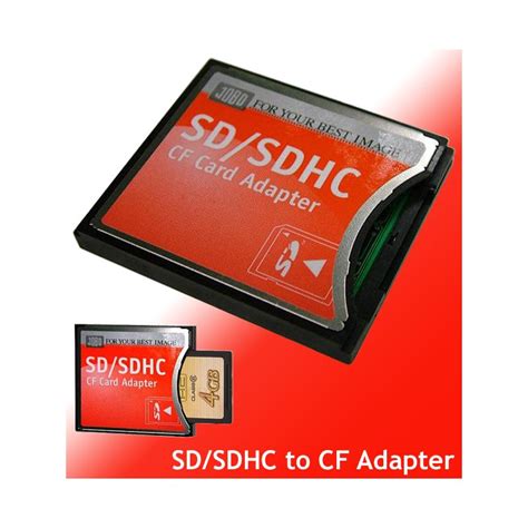 Sdsdhc To Cf Adapter