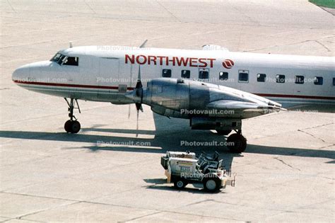 N969n Cv 580 Northwest Airlines Nwa 1950s Images Photography Stock