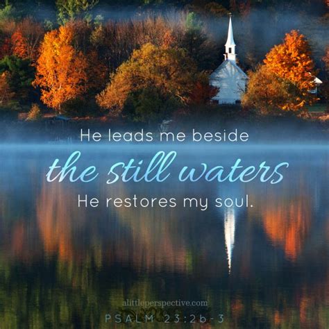 Psalm 23 Green Pastures And Still Waters
