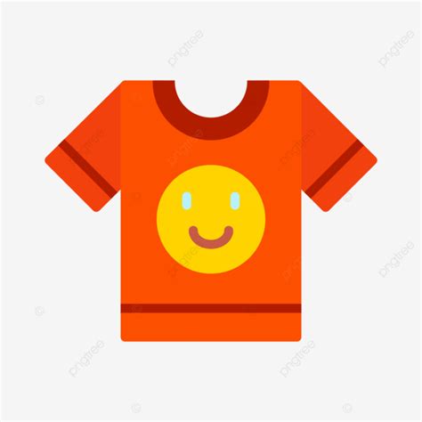 Tshirt Flat Icon Vector Clothes Clothing Shirt Png And Vector With