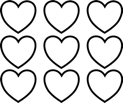 ️cute Heart Coloring Pages Free Download