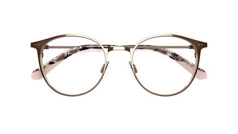 Specsavers Womens Glasses Ellarose Pink Round Metal Stainless Steel