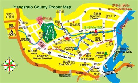 Yangshuo China Map