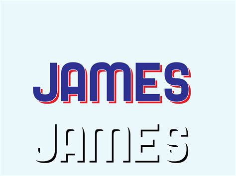 James Name Logo Design By Jobaer Mohammad95 On Dribbble