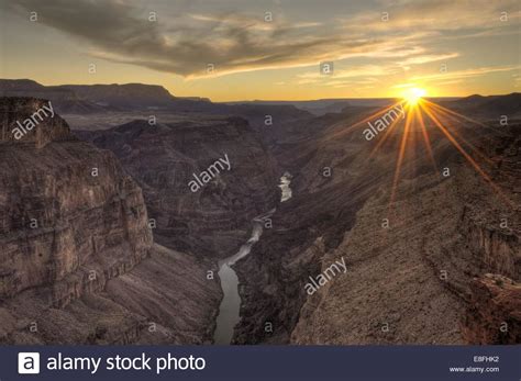 Arizona Grand Canyon National Park Sunset At Toroweap Stock Photo Alamy