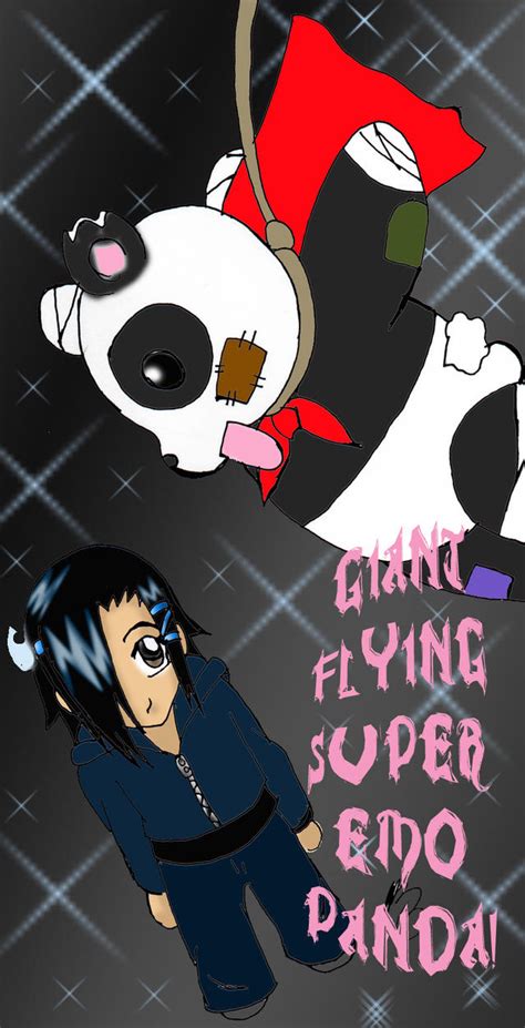 Super Emo Panda By Roxysketches On Deviantart