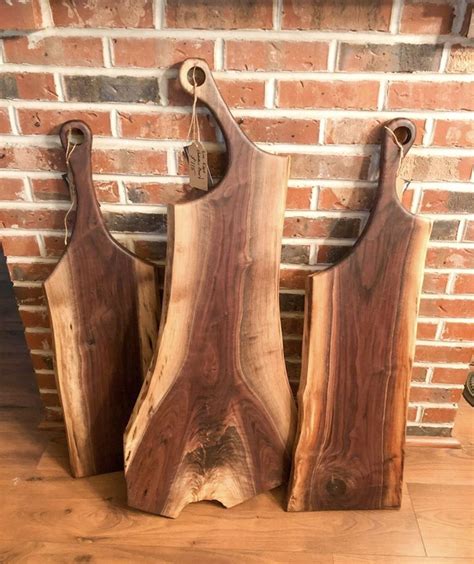 Live Edge Black Walnut Charcuterie Boards Easy Woodworking Projects