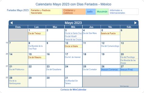 Días Festivos Y Puentes Vacacionales De Mayo 2023