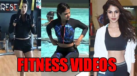 Rhea Chakraborty Must Watch Fitness Videos Iwmbuzz