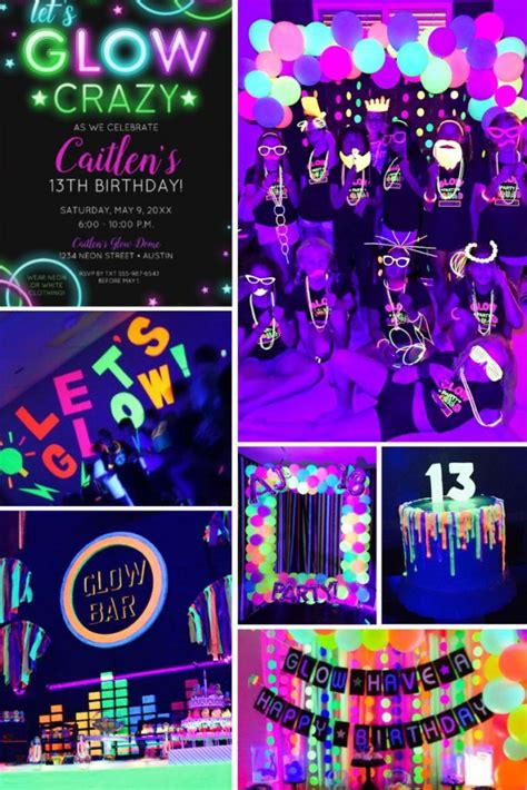 unique 13th birthday party ideas your just turned teenager will love neon birthday neon