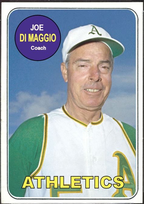 1965 topps football magic rub offs. Cards That Never Were: 1969 Topps Joe DiMaggio