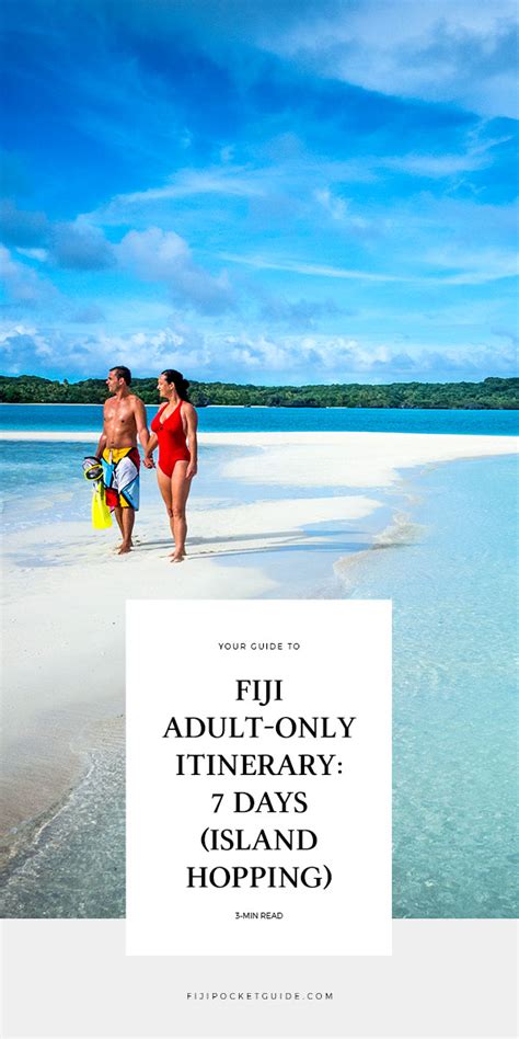 Fiji Adult Only Itinerary 7 Days Island Hopping Fiji Pocket Guide