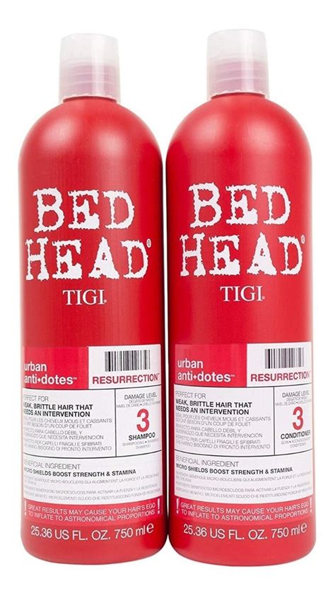 Tigi Bed Head Resurrection Shampoo Y Aco mL a 65 Envío gratis
