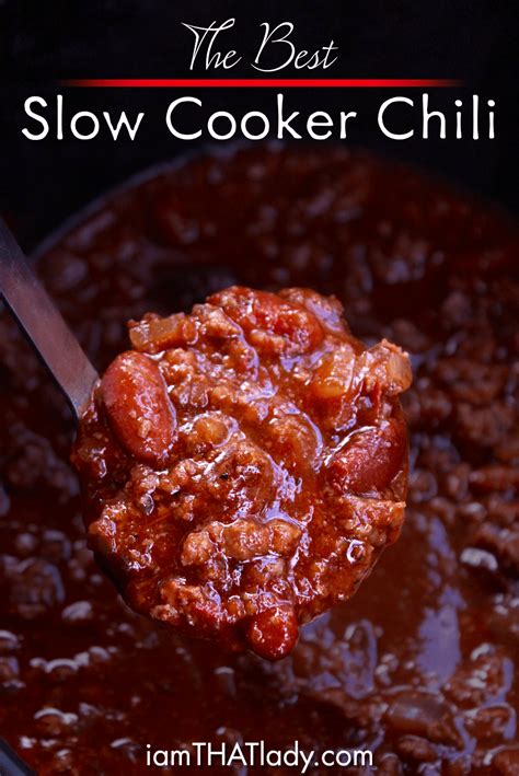 The Best Crockpot Chili Recipe Easy And Amazing Chili Recipe