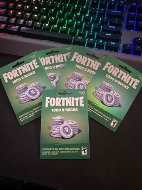 Therefore, it doesn't matter whether you only play. 1000 FORTNITE V-BUCKS GIFT CARD ($10) 1 LEFT!! | eBay